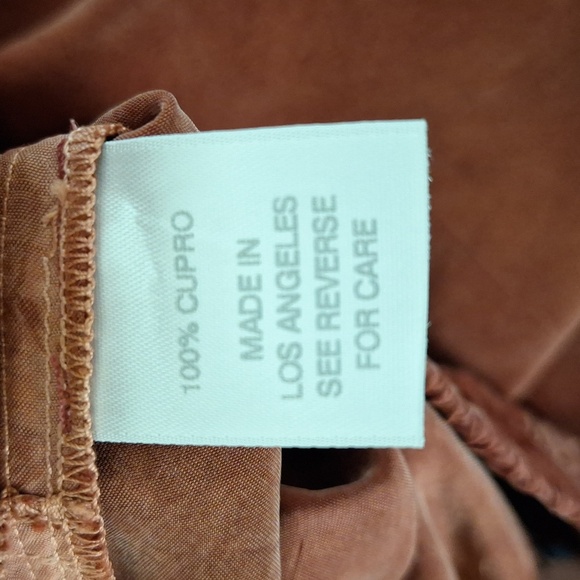 Johnny Was Amanda Bond Bohemian Quiet Luxury Rust Gillian Crop Pants Size S - Picture 11 of 13